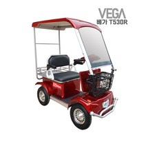 4륜 노인전동차 베가 T530R 노인 어르신 실버 장애인 전동차 미니 전동스쿠터 오토바이 소형 초소형 전기차 전기자동차 전동차 스쿠터 전기 자동차 사륜