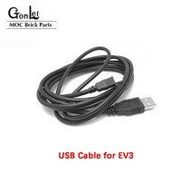 기술 EV3 마인드스톰 45544 45560 컬러 터치 자이로 초음파 센서 전자 부품 DIY 교육용 빌딩 블록 장난감, 09 USB Cabel