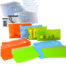 [해피세일] PVC 고주파 칼라지퍼백/하늘24x15cm(10장) 슬라이드지퍼백 인쇄가능, 상세 설명 참조, 선택:(26YD)칼라-하늘24x15(10장)