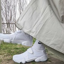 우먼 나이키 에어 리프트 브리드 찍찍이 벨크로 샌들 샌달 848386-100 화이트 퓨어플레티넘