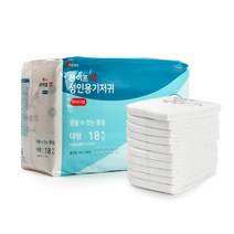 라온아띠 라이프업 성인용기저귀 테이프형 초강력빠른순간흡수 역류방지 요실금기저귀 수술환자 요양입원용 방문요양필수, 테이프대형(1팩18장)