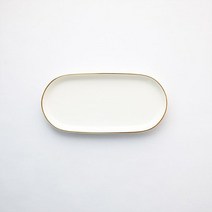 모던하우스 골드림 블랑 타원접시 소 21.6X10.5 CA3022067, 사진참조