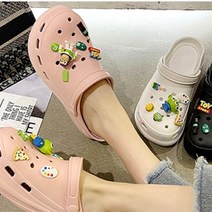 아쿠아 앞막힌 여름 굽있는 슬리퍼 외출 캠핑