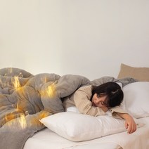 포근하고 따뜻한 겨울침구 자가발열 양털이불 후끈후끈 보일러이불