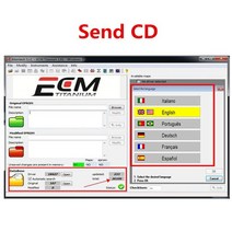 2022 뜨거운! ECM 티타늄 1.61 26000 + 드라이버 18259 ecu 도구 보내기 링크 또는 CD USB windows 7/8/10