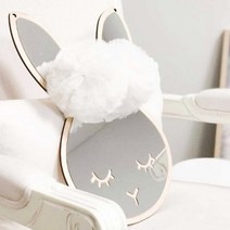 특이한 인테리어 벽 거울 현관 미용실 카페거울 장식용, 6.소프트하트