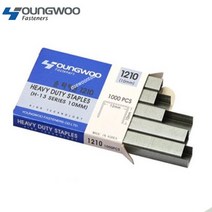 영우 손타카핀 (1통10갑) 12x12mm 핸드타카핀 Y1212, 10개
