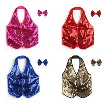 반짝이조끼세트 특대/조끼+나비넥타이/성인용 55kg~/, 조끼세트 특대 블루