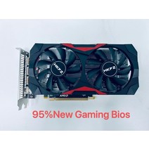 HKFZ-비디오 카드 RX580 8GB 256Bit 2048SP GDDR5 그래픽 Radeon GPU 컴퓨터 RX 580 디스플레이포트, [02] 95gaming bios