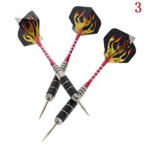 3 개/대 전문 텅스텐 스틸 바늘 팁 다트 샤프트 스포츠 항공편 22g Z1f6, [03] C