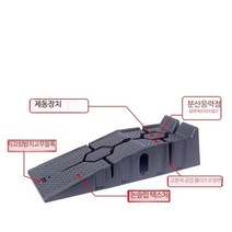 3톤하중 차량 자동차 정비 간이 리프트 램프 경사로 카업, 단일사이즈, 1개