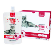 캣시피 고양이 간식 파우치 100g, 닭가슴살, 10개