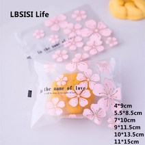 과자봉지 비닐 PVC필름 접착기 실링기 가정용 업소용 밀봉기 계란 노른자 비스킷 쿠키 가방 녹두 케이크 베이킹 포장 인감 기계 가방 집에서 만든 수제, 혼합 스타일, 100개 11x15cm