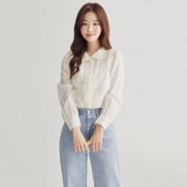 로엠 프릴 블라우스 RMBLC12R12