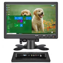 1024600 ips 자동차 모니터 lcd hd 디지털 화면 모니터링 hdmi vga av bng sub 10.1 인치 hd 1080p, EU 어댑터