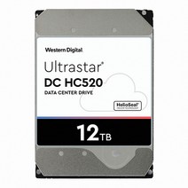 WD Ultrastar DC SATA3 7200 256M HDD, HC520, 12TB