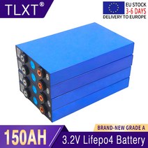 인산철배터리 고용량 A 32V 150AH Lifepo4 리튬 철 인산염 셀 diy는 12V 24V 36V 골프 카트 RV 배터리로 결, 01 1PCS, 1개