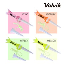 볼빅 골프티 2p 세트, 옐로우+핑크