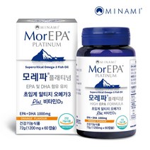 모레파 플래티넘 초임계 알티지 오메가3 60캡슐, 단품