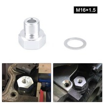 1PC M16x1.5 1/8 NPT 오일 압력 어댑터 피팅 LS 스왑 게이지 센서 어댑터, 한개옵션0