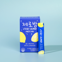 무설탕 칵테일믹스 제로밤 블루 레모네이드 5g x 12개입