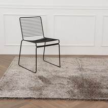 바보사랑 물세탁 국산 모던 샤기 블랙 투톤 거실 러그 150X200cm.투에이치카페트(무료배송)