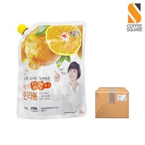 꽃샘 별난 알맹이 한라봉 1kg 8개 1박스 퓨레