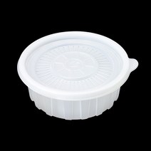 브니엘 일회용용기 원형 떡볶이 탕용기 158 대형 50개 다용도 배달음식포장용기, 1개