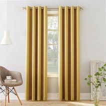 블랙 아웃 커튼 솔리드 컬러 로마 단열 커튼 거실 침실 주방 커튼 홈 장식, W107xH160cm, Yellow