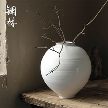 달항아리화병 백자 돌 꽃병 인테리어도자기 꽃다발, 04. 아티스트 S 라지 사이즈 100cm 에뮬레이션