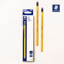 스테들러 지우개 연필 134 B, 옐로우, 36개