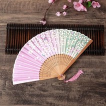 벚꽃 접이식 대나무 부채 전통부채, 상세 설명 참조
