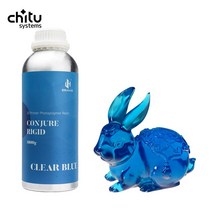 컨쥬어 리지드 레진 ChiTu 빠른 경화 Elegoo Anycubic 405nm SLA DLP LCD 3D 프린터, 13 Clear Blue-1000g