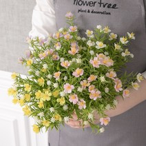 안개물망초부쉬 35cm 조화 꽃 인테리어 장식 소품 FAIAFT, 퍼플