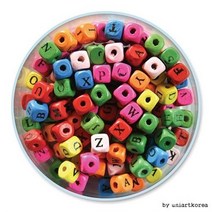 [마물샵] 모양비즈 9번 마스크 목걸이 만들기, 기본