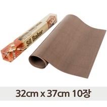 테프론 베이킹 시트 브라운 32cm x 37cm 10장 빵판