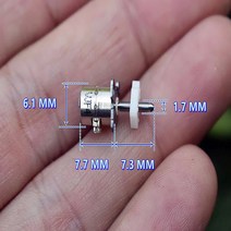 엑츄에이터 엑추에이터 액츄에이터 ACTUATOR 미니 6mm 마이크로 슬라이드 스크류 스테퍼 모터 2 상 4 선 소, 한개옵션0