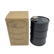 캠핑 등유 파라핀 오일 통 제리캔, 원형블랙(750ml)