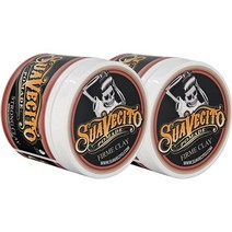 Suavecito Pomade Firme Clay 113.4 - 강력한 고 남성용 헤어 클레이 로우 샤인 매트 포마드 자연스러운 텍스처 헤어스타일, 4 Ounce (Pack of 2)