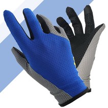 스마트폰 터치되는 장갑 여름 자외선차단 운전장갑, 블루