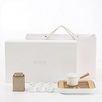 세라믹 티세트 다도세트 그린 블랙, A. 화이트