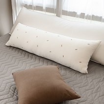 더스케치 캐롯리프 오가닉 바디필로우 커버분리형, 백아이보리