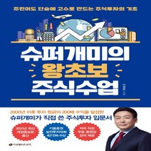 하나북스퀘어 슈퍼개미의 왕초보 주식수업