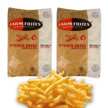 팜프리츠 크링클컷 (줄무늬감자) 2kg (2봉)