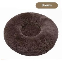 고양이 숨숨집 키튼박스 보온집 텐트 개 애완 동물 침대 개집 라운드 고양이 겨울 165, 40cm, 협력사, 갈색