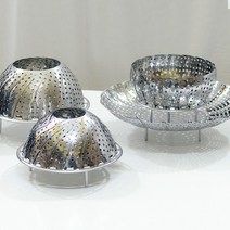 한국산 스텐찜기 찜판 보쌈 고구마 만두찜기 수육채반 스테인레스 접이식찜기 삼발이, 스텐찜기 특대