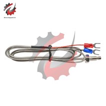 1M/2M/3M K 타입 열전대 제어 스레드 M6 나사 프로브 온도 센서 컨트롤러 0-800C, [03] 3M