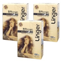 트랜스지방 0g 린저 모카골드 프리미엄 커피믹스 100T X3개