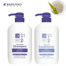 하또무기 율무 샴푸 린스 논 실리콘 프리 천연 에코P7.7eA, 하또무기 율무 컨디셔너 600ml, 본상품선택