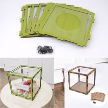 조립식 응모함 모바일상품권 경차유류세환급카드 아크릴모금함, 분홍